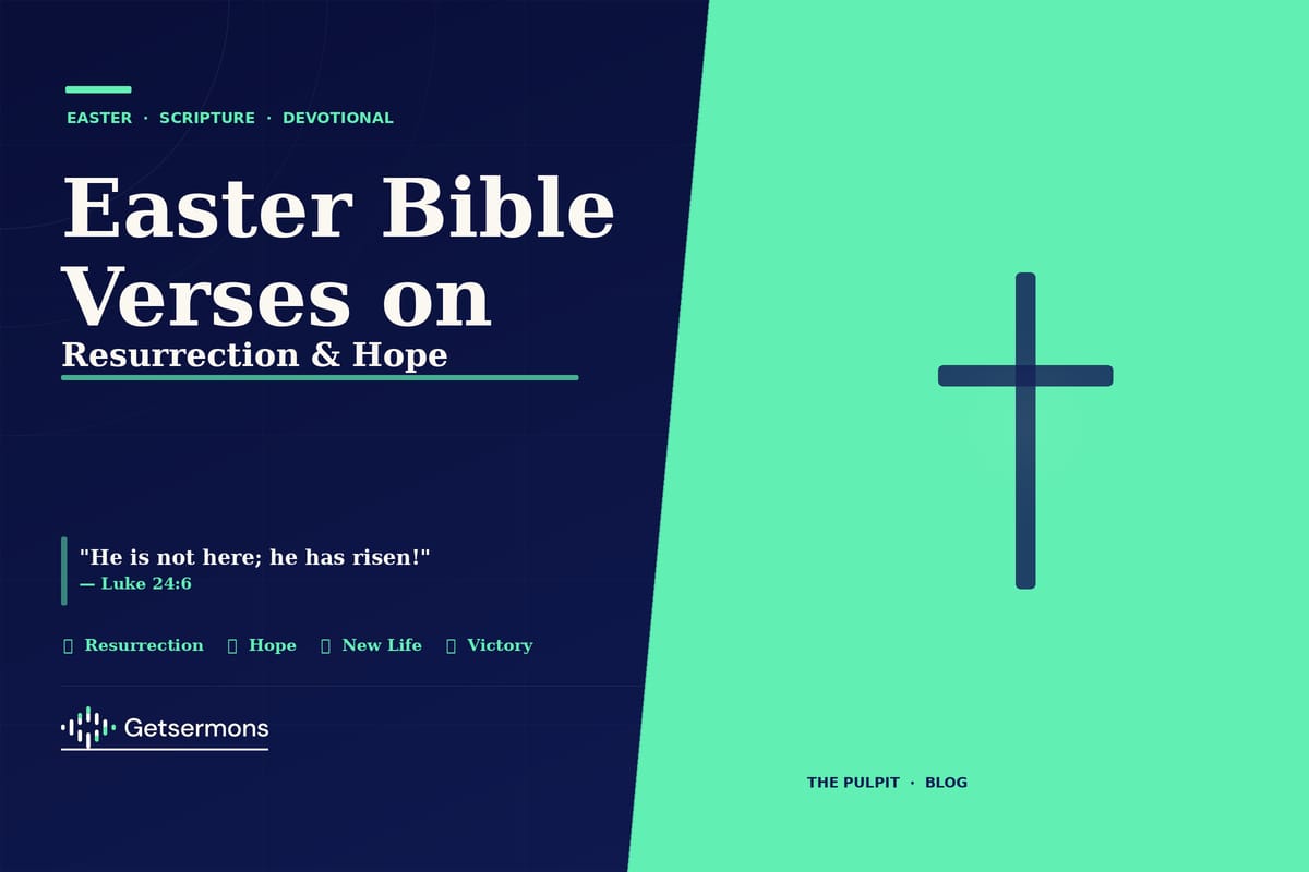 Easter Bible Verses on Resurrection and Hope